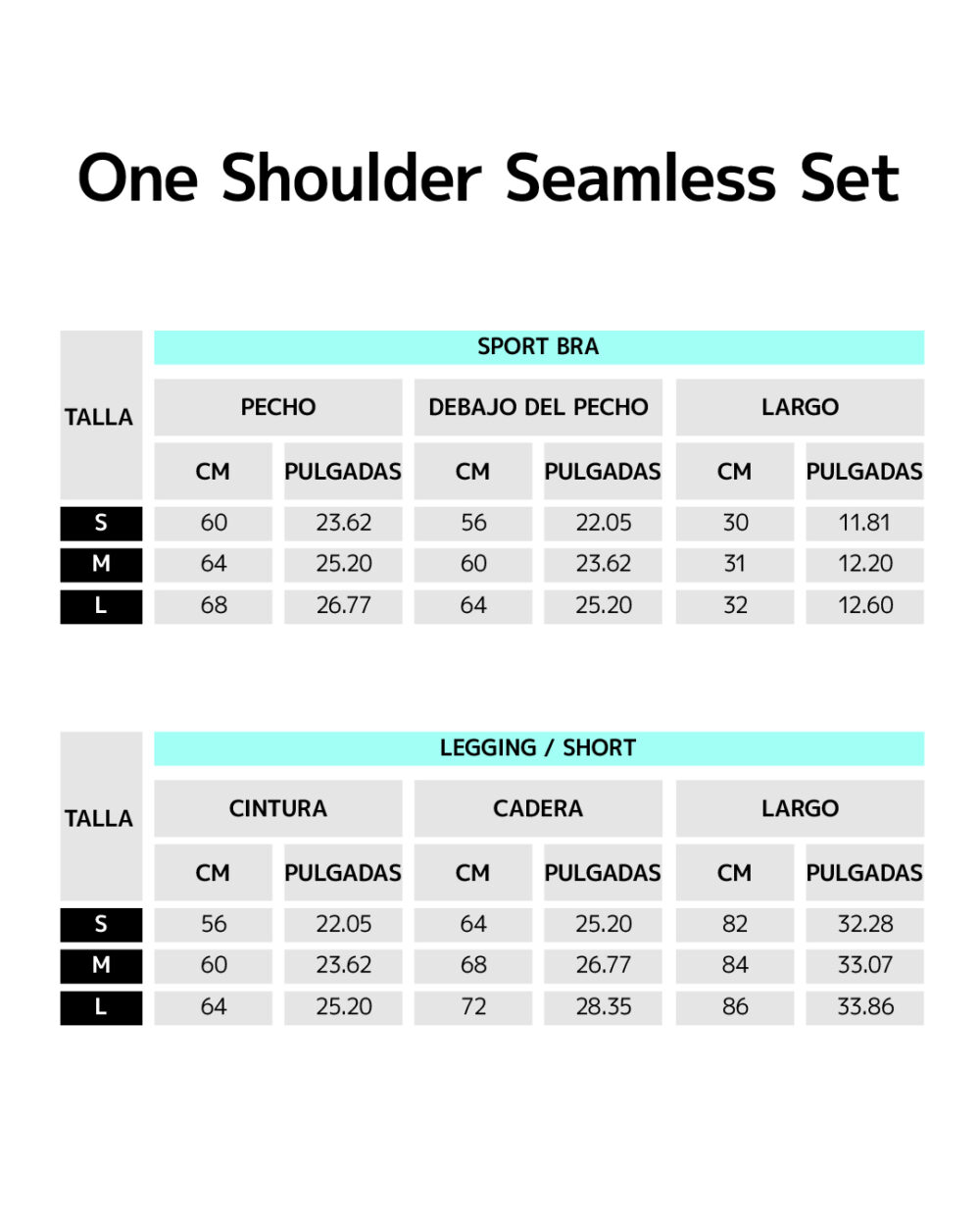 One Shoulder Seamless Set - Image 9